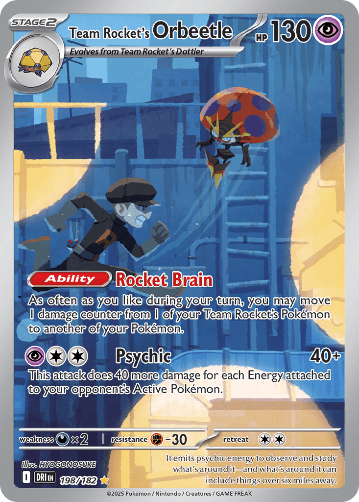 Team Rocket's Orbeetle - 198
