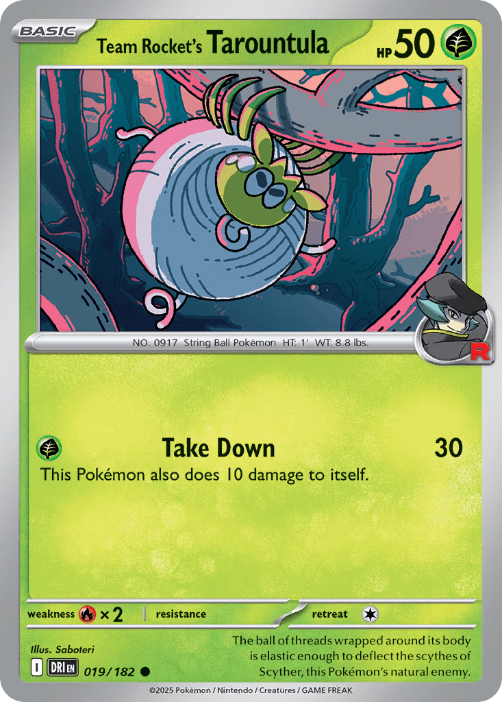 Team Rocket's Tarountula - 19