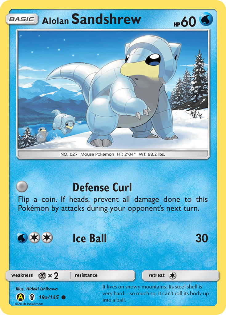 Alolan Sandshrew - 19a