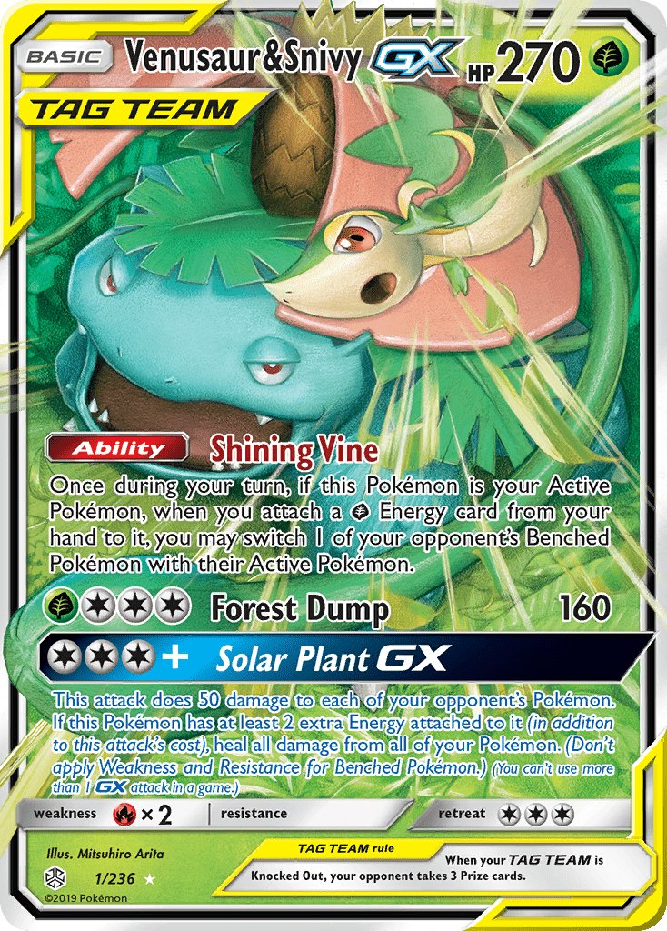 Venusaur & Snivy-GX - 1
