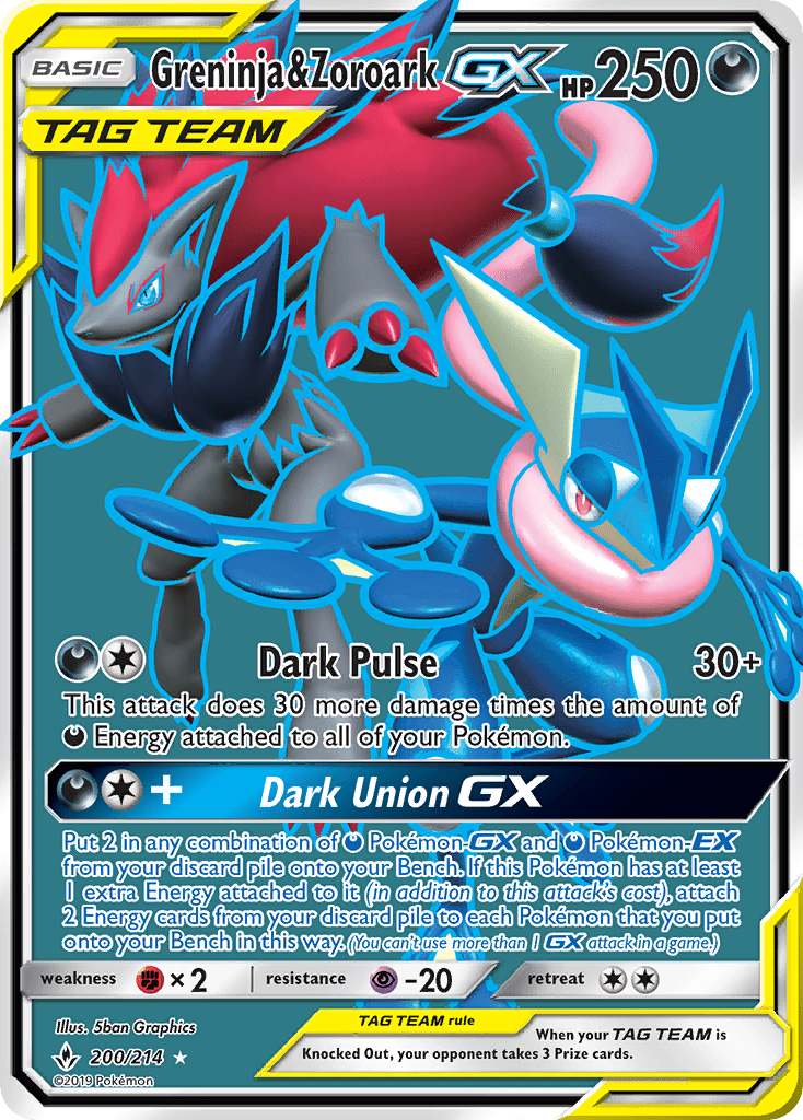 Greninja & Zoroark-GX - 200