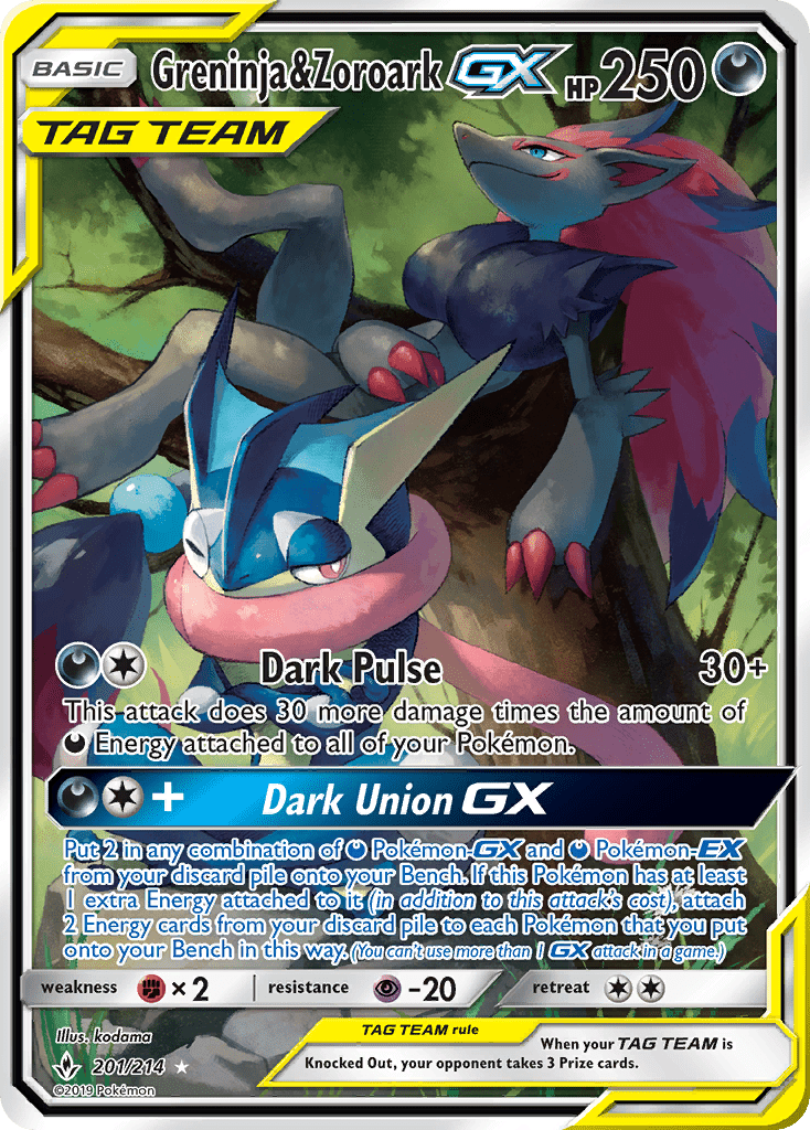 Greninja & Zoroark-GX - 201
