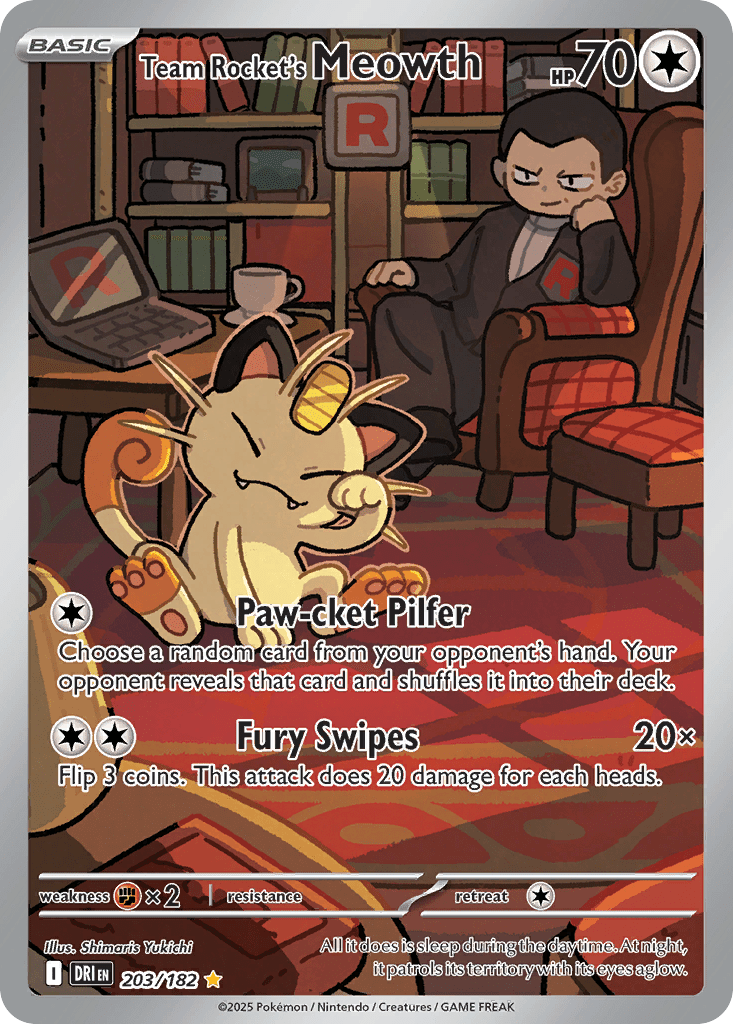Team Rocket's Meowth - 203