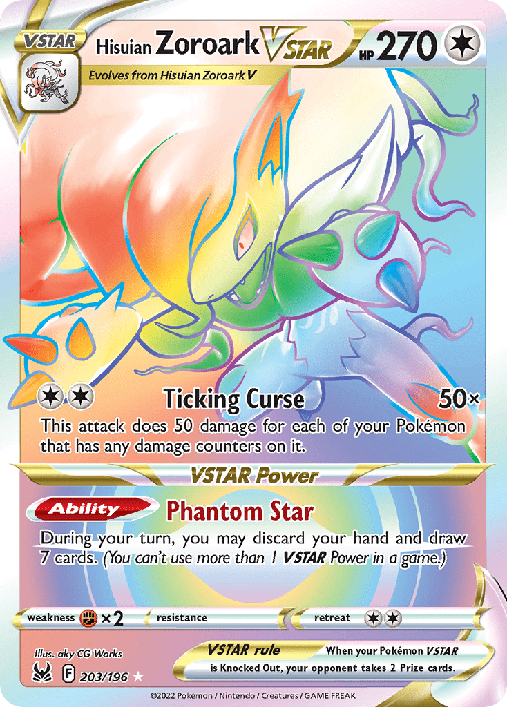 Hisuian Zoroark VSTAR - 203