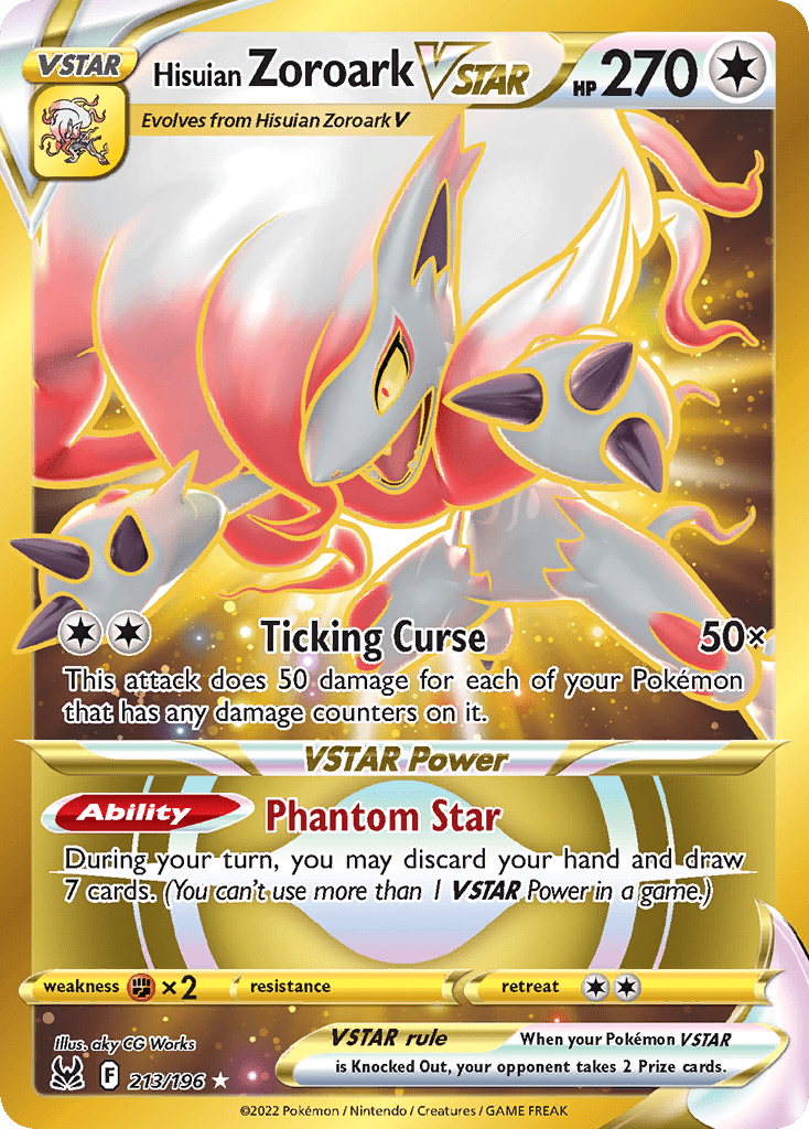 Hisuian Zoroark VSTAR - 213