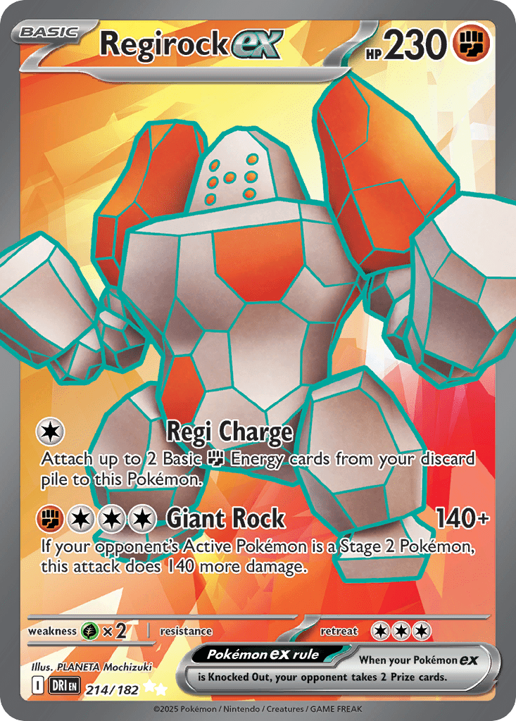 Regirock ex - 214