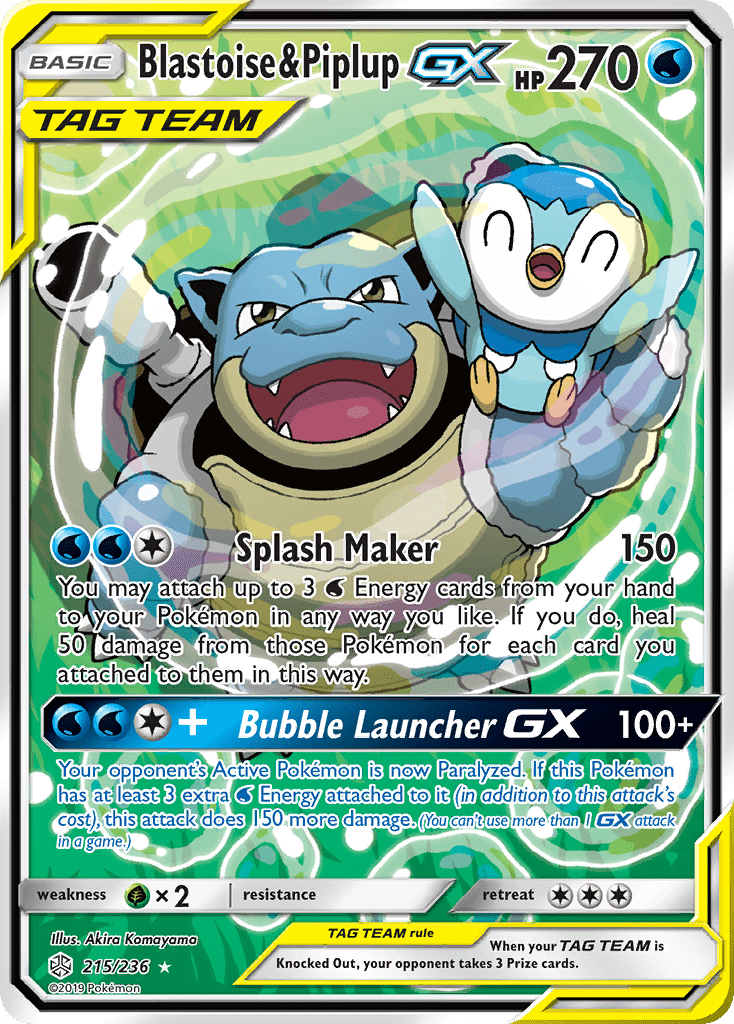 Blastoise & Piplup-GX - 215