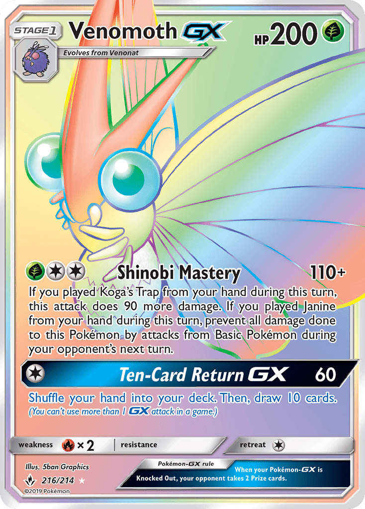 Venomoth-GX - 216