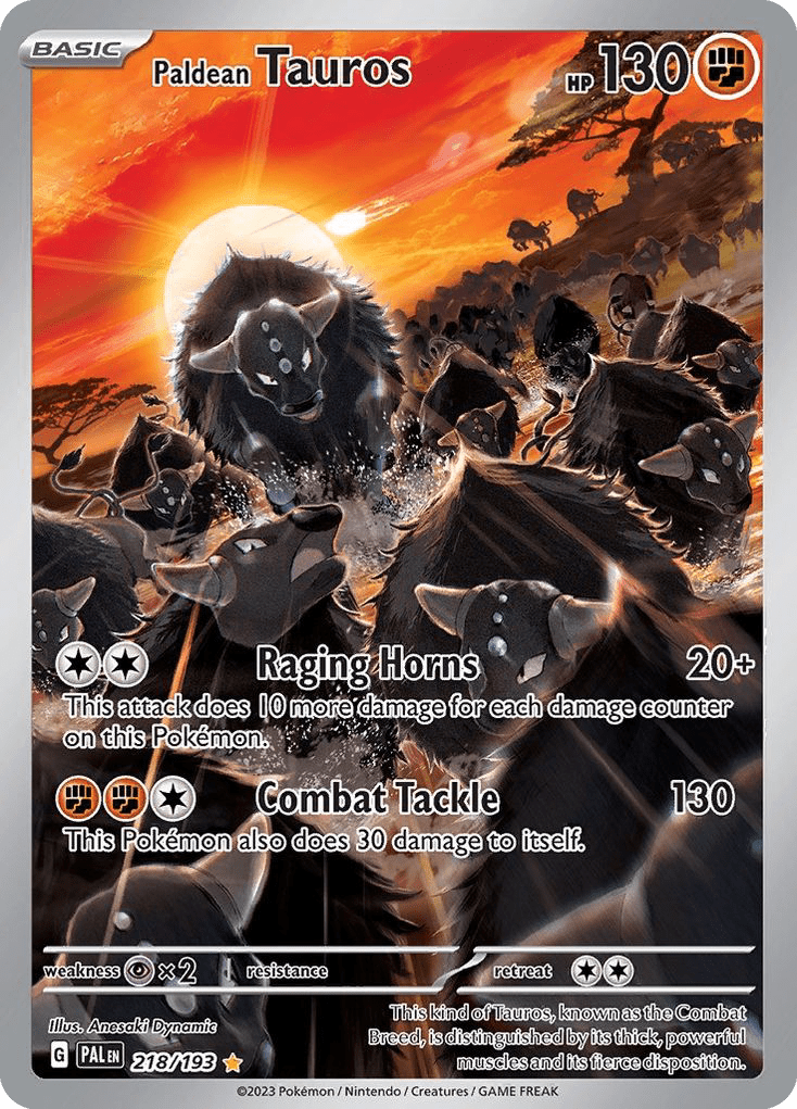 Paldean Tauros - 218