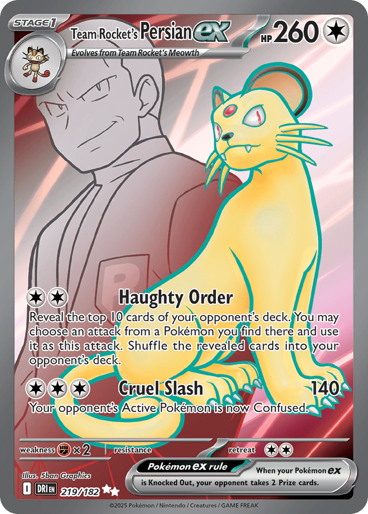 Team Rocket's Persian ex - 219