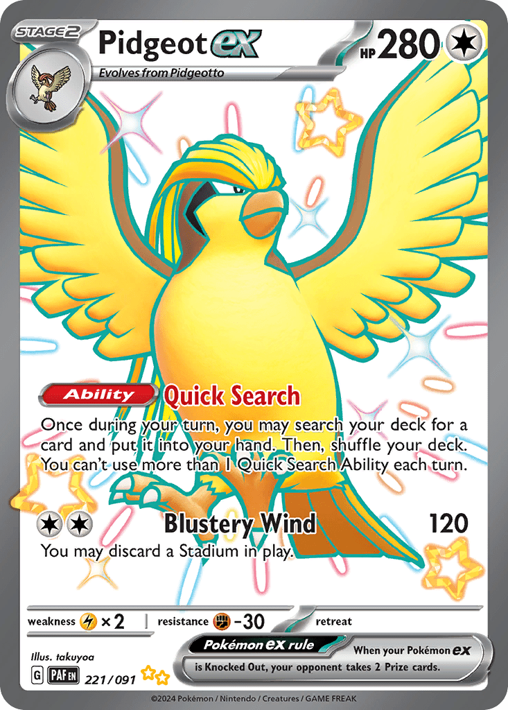 Pidgeot ex - 221