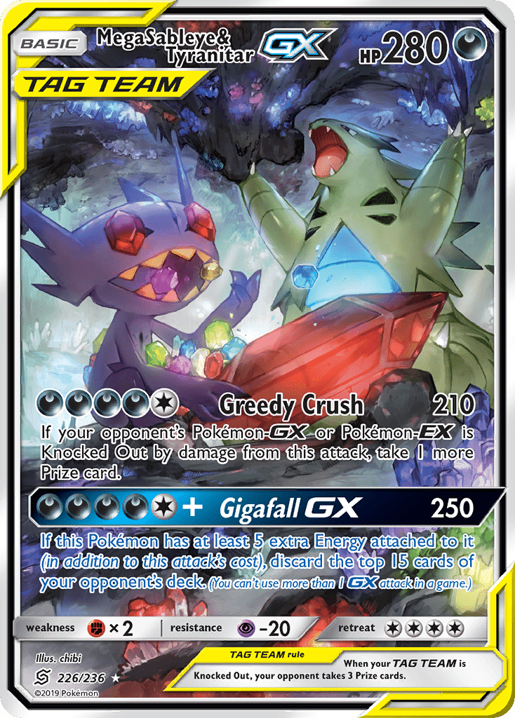 Mega Sableye & Tyranitar-GX - 226