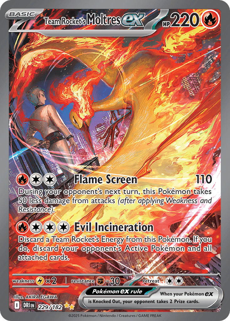 Team Rocket's Moltres ex - 229