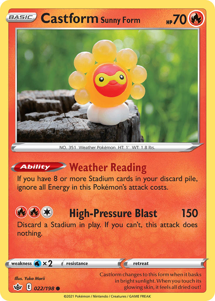 Castform Sunny Form - 22