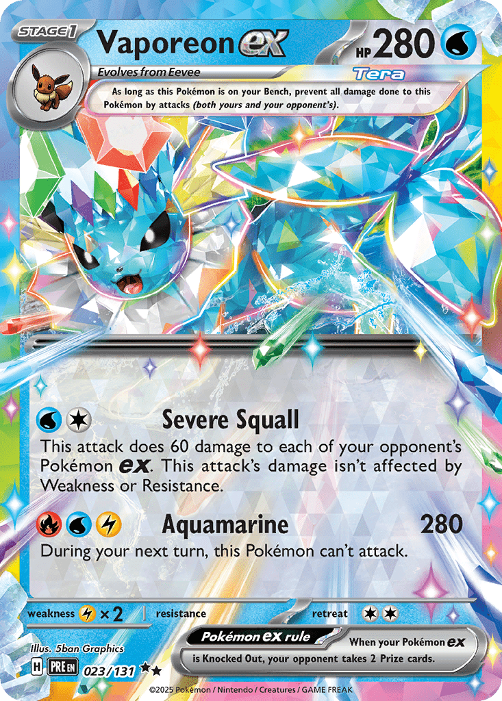 Vaporeon ex - 23