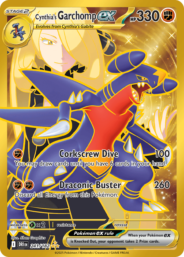 Cynthia's Garchomp ex - 241