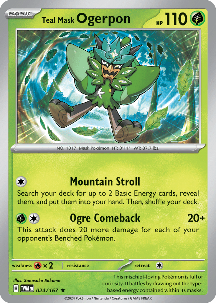 Teal Mask Ogerpon - 24