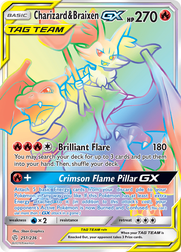 Charizard & Braixen-GX - 251