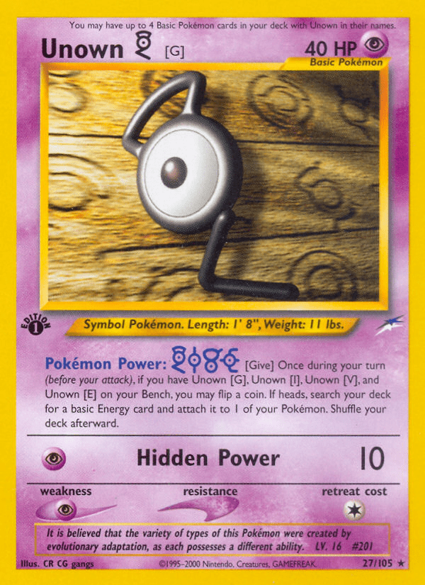 Unown [G] - 27