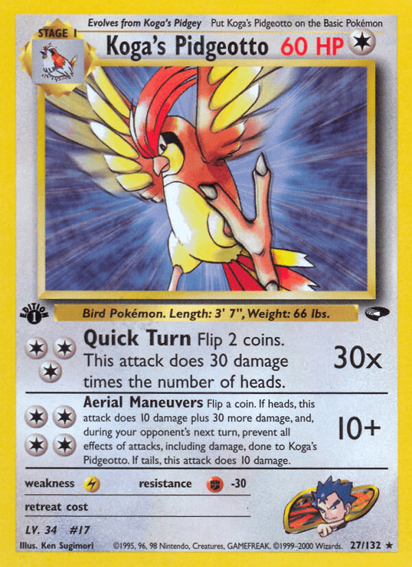 Koga's Pidgeotto - 27