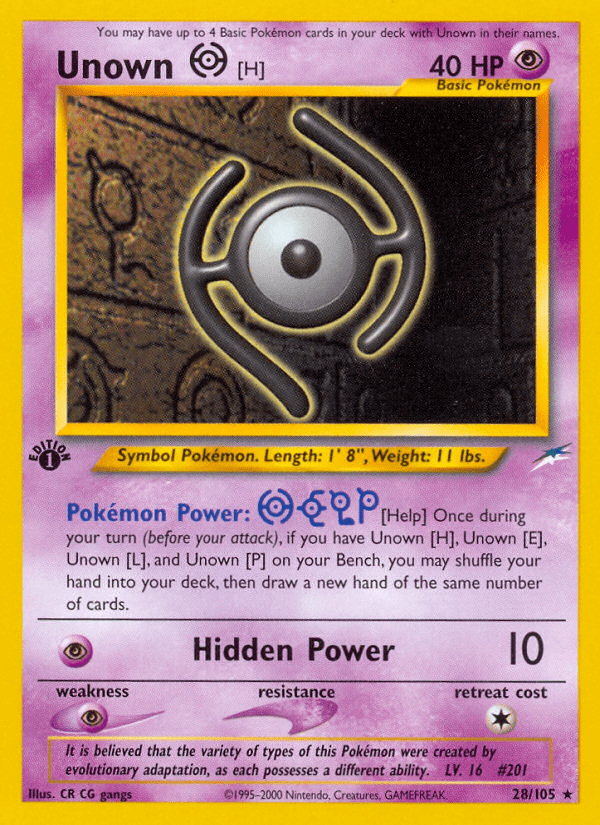 Unown [H] - 28