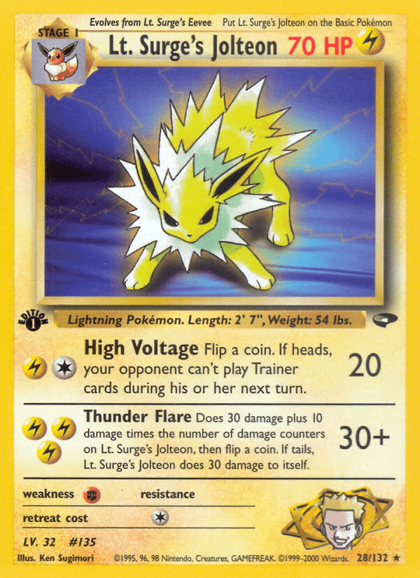 Lt. Surge's Jolteon - 28