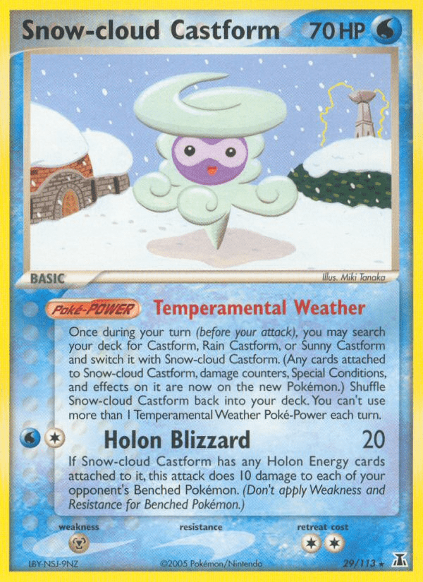 Snow-cloud Castform - 29
