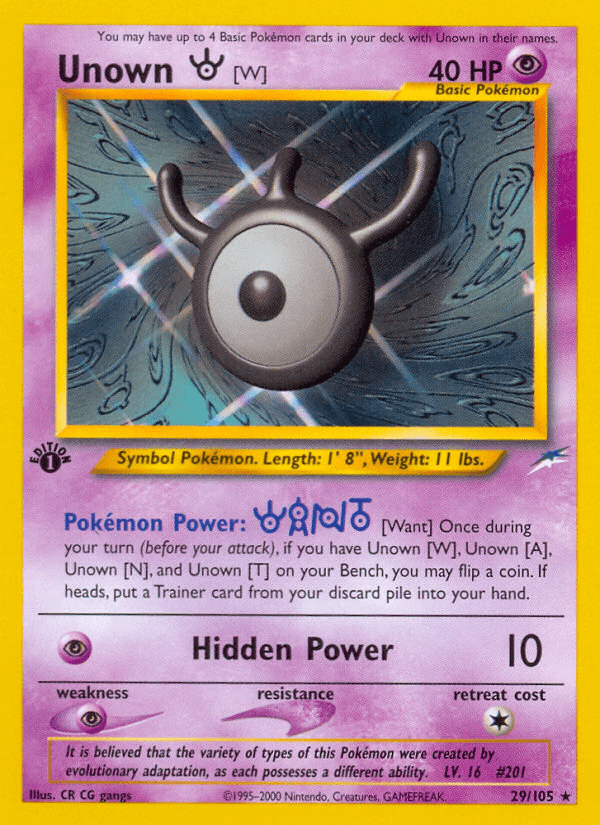 Unown [W] - 29
