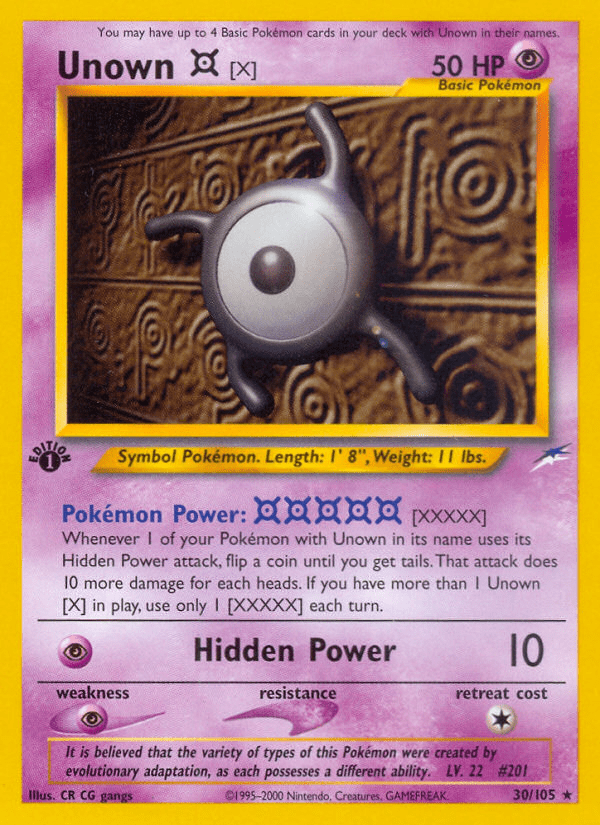 Unown [X] - 30