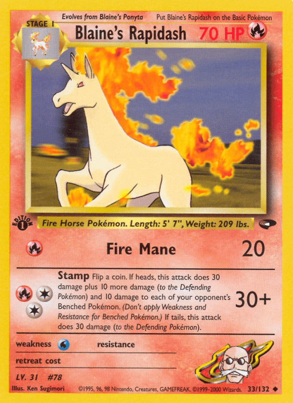 Blaine's Rapidash - 33