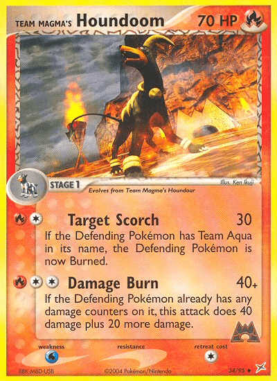 Team Magma's Houndoom - 34