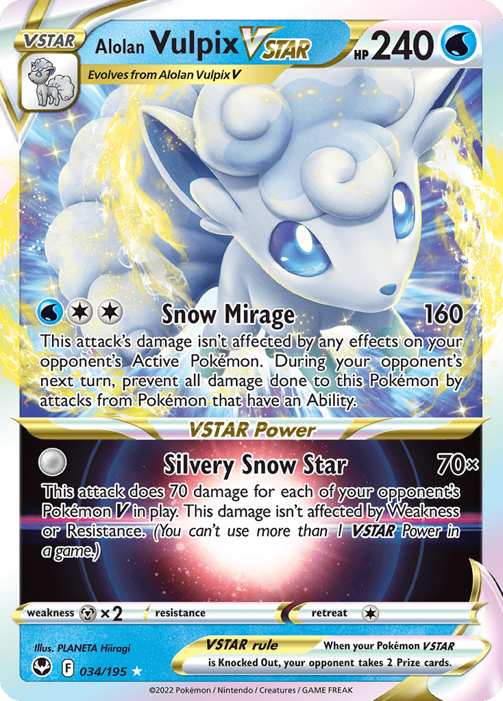 Alolan Vulpix VSTAR - 34