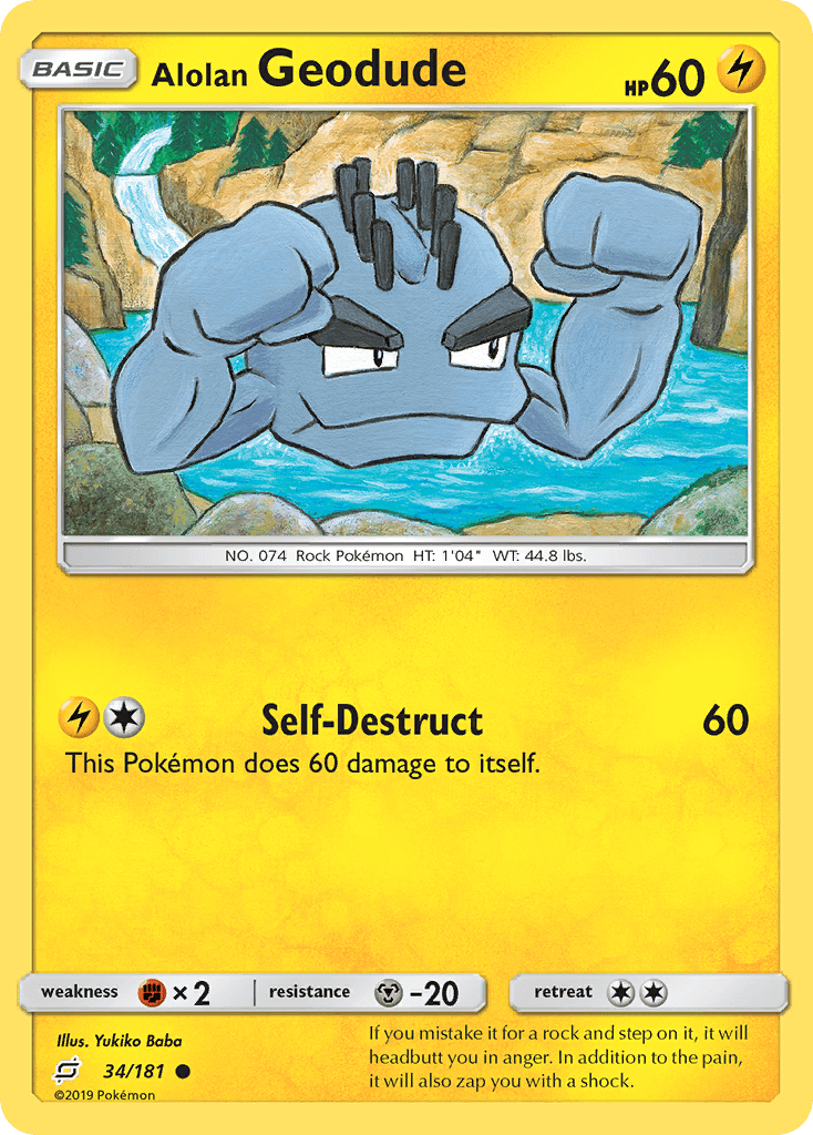 Alolan Geodude - 34