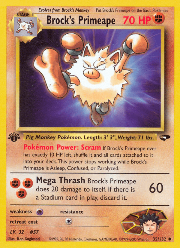 Brock's Primeape - 35