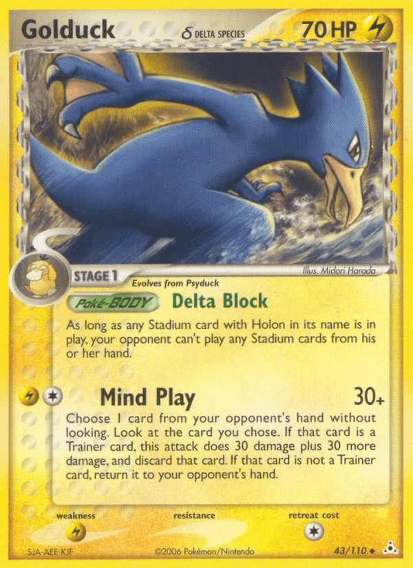 Golduck δ - 43