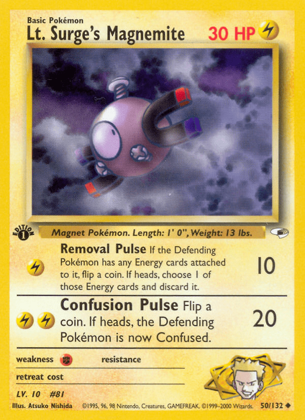 Lt. Surge's Magnemite - 50