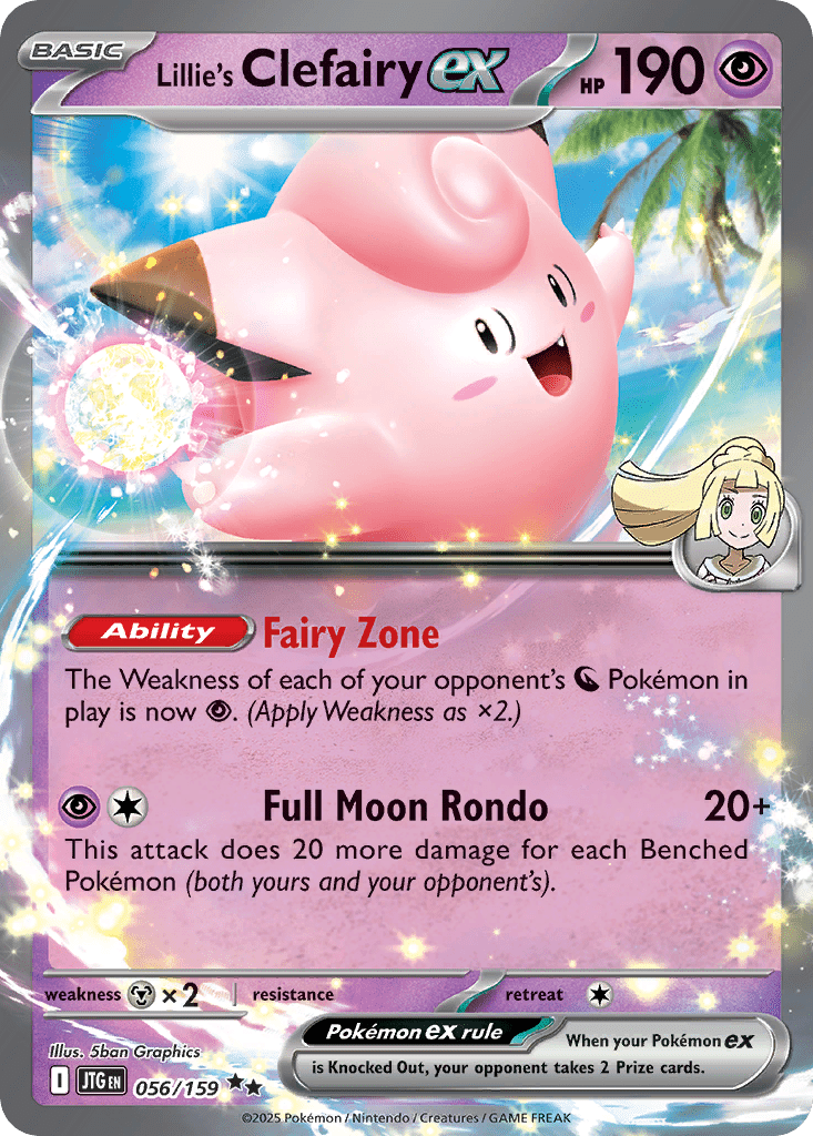 Lillie's Clefairy ex - 56