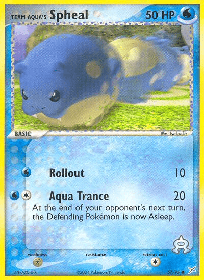 Team Aqua's Spheal - 57