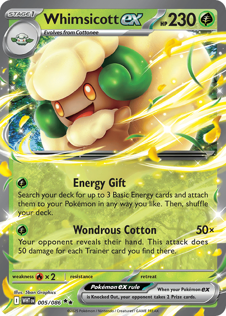 Whimsicott ex - 5