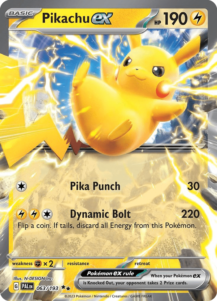 Pikachu ex - 63