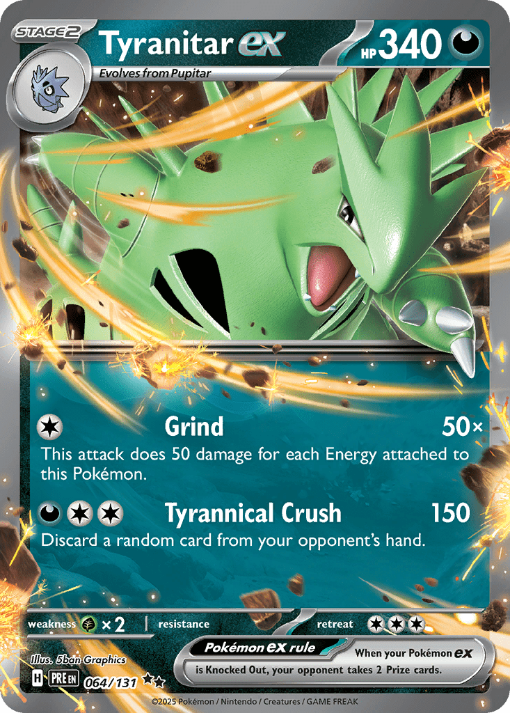 Tyranitar ex - 64