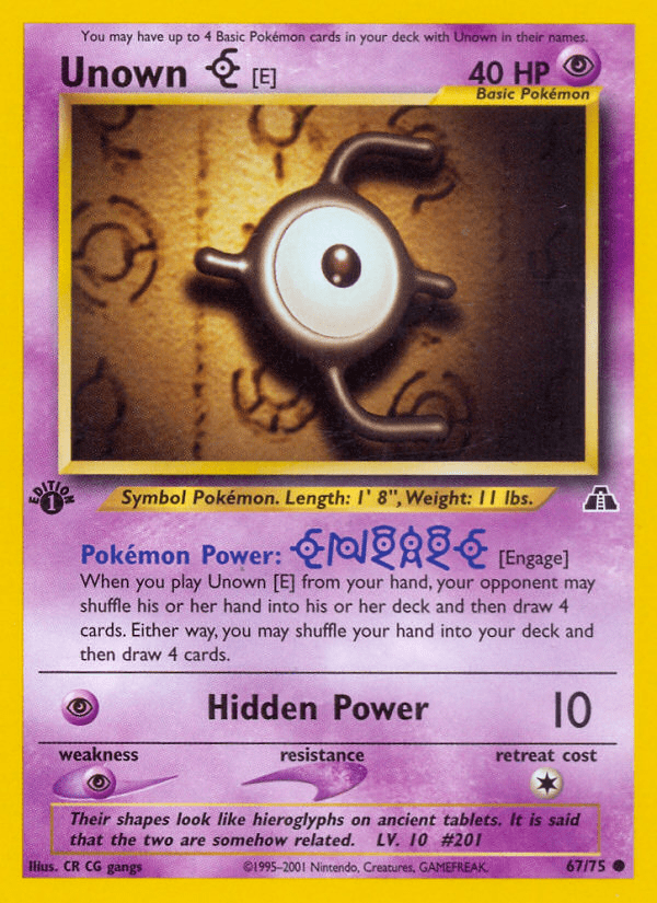 Unown [E] - 67
