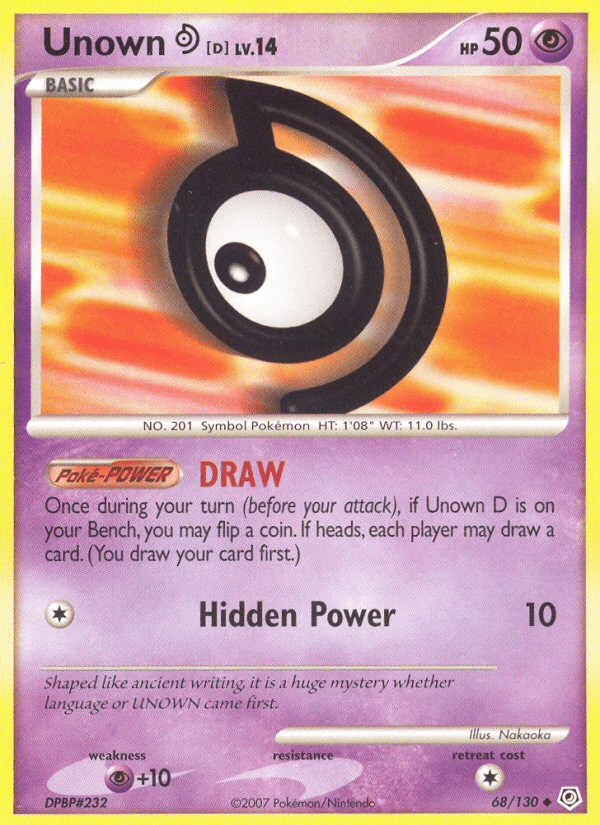 Unown [D] - 68
