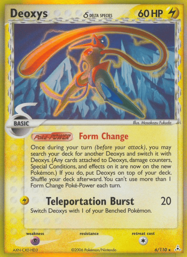 Deoxys δ - 6