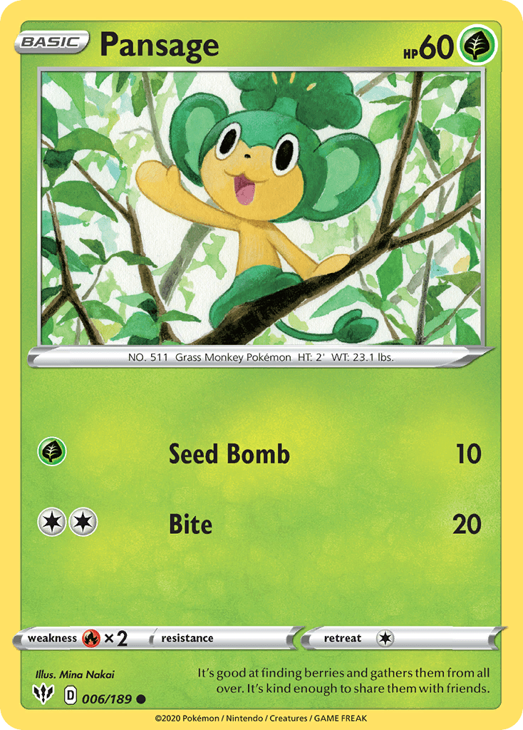 Pansage - 6