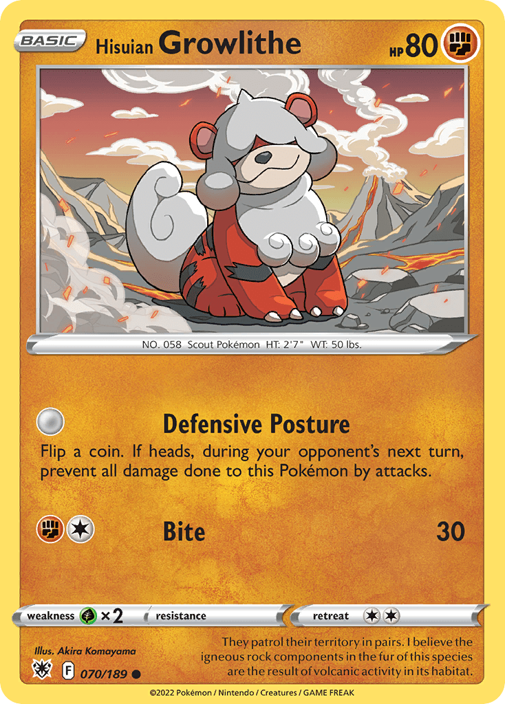 Hisuian Growlithe - 70