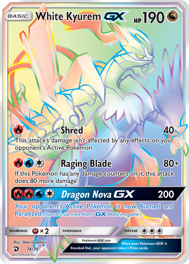White Kyurem-GX - 74