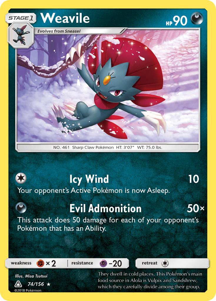 Weavile - 74