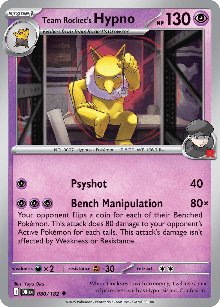 Team Rocket's Hypno - 80