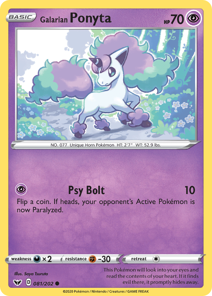 Galarian Ponyta - 81